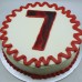 Number - Buttercream Icing with a Large Number (D, V)